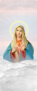 Immaculate Heart Clouds Pink